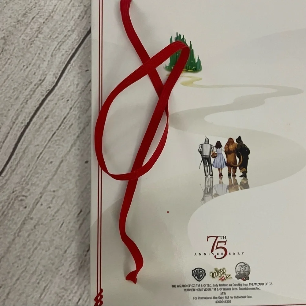 WIZARD OF OZ 75th Anniversary Limited Edition Journal Red & White